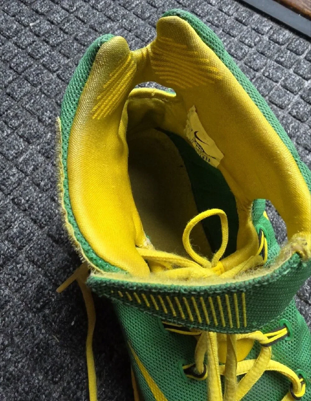 Nike green mesh